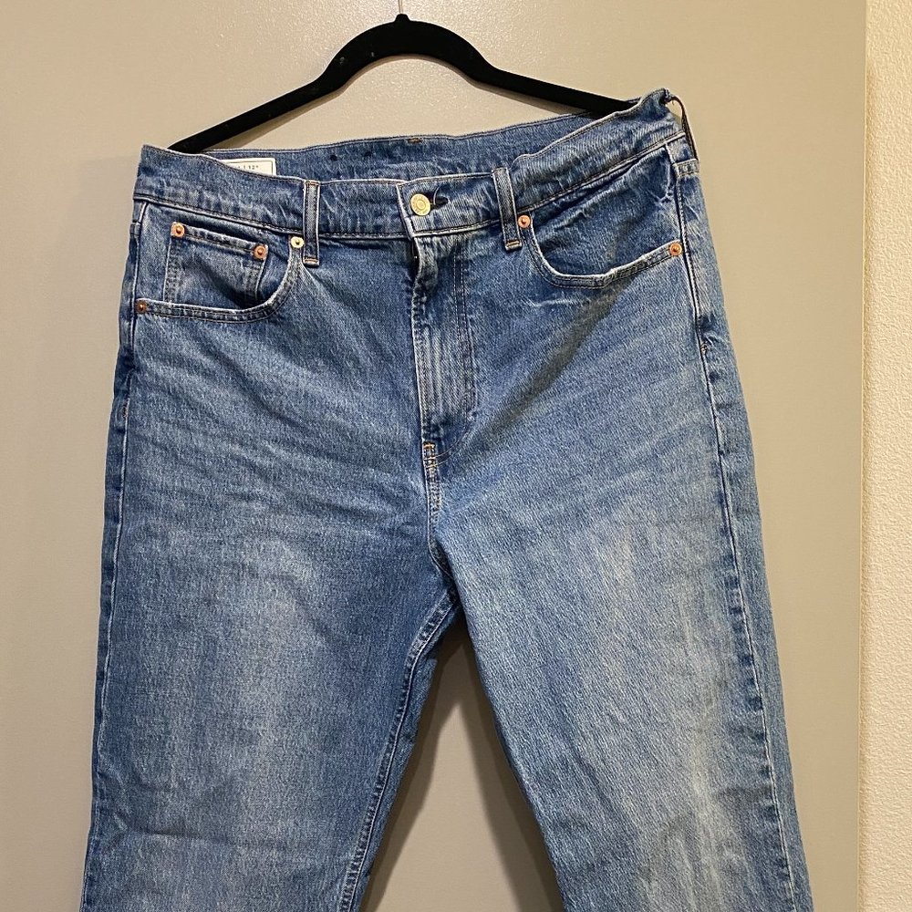 Gap Sky High Straight Jeans